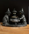Halloween Heksenkat Beeld – Resin & Messing Decoratie