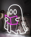 Halloween Neon Sign – Pompoen & Spook Ontwerp