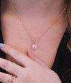 Mother of Pearl Trio Set - Roségoud en kristal - jvrmonkeydesign #