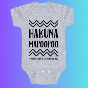 💩 Hakuna Mapoopoo – Romper - jvrmonkeydesign #