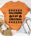 Halloween T-shirt – 100% Katoen, Digitaal Geprint