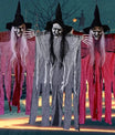 Hangende Halloween Heks Decoratie – Set van 3 Stuks
