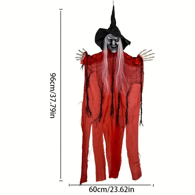 Hangende Halloween Heks Decoratie – Set van 3 Stuks