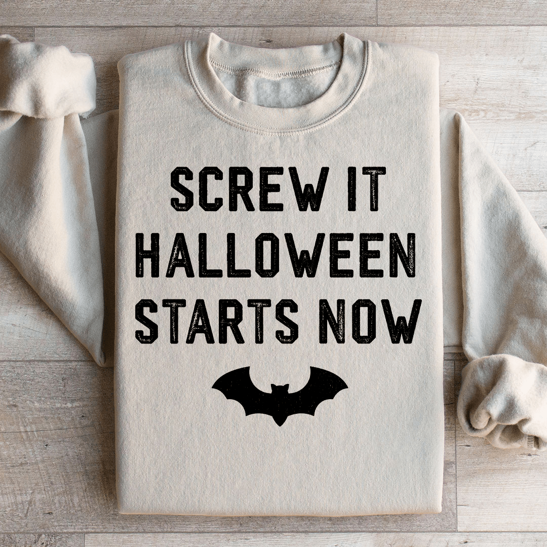 Screw It – Halloween Starts Now T-shirt