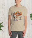 Uniseks T-shirt met korte mouw - jvrmonkeydesign #