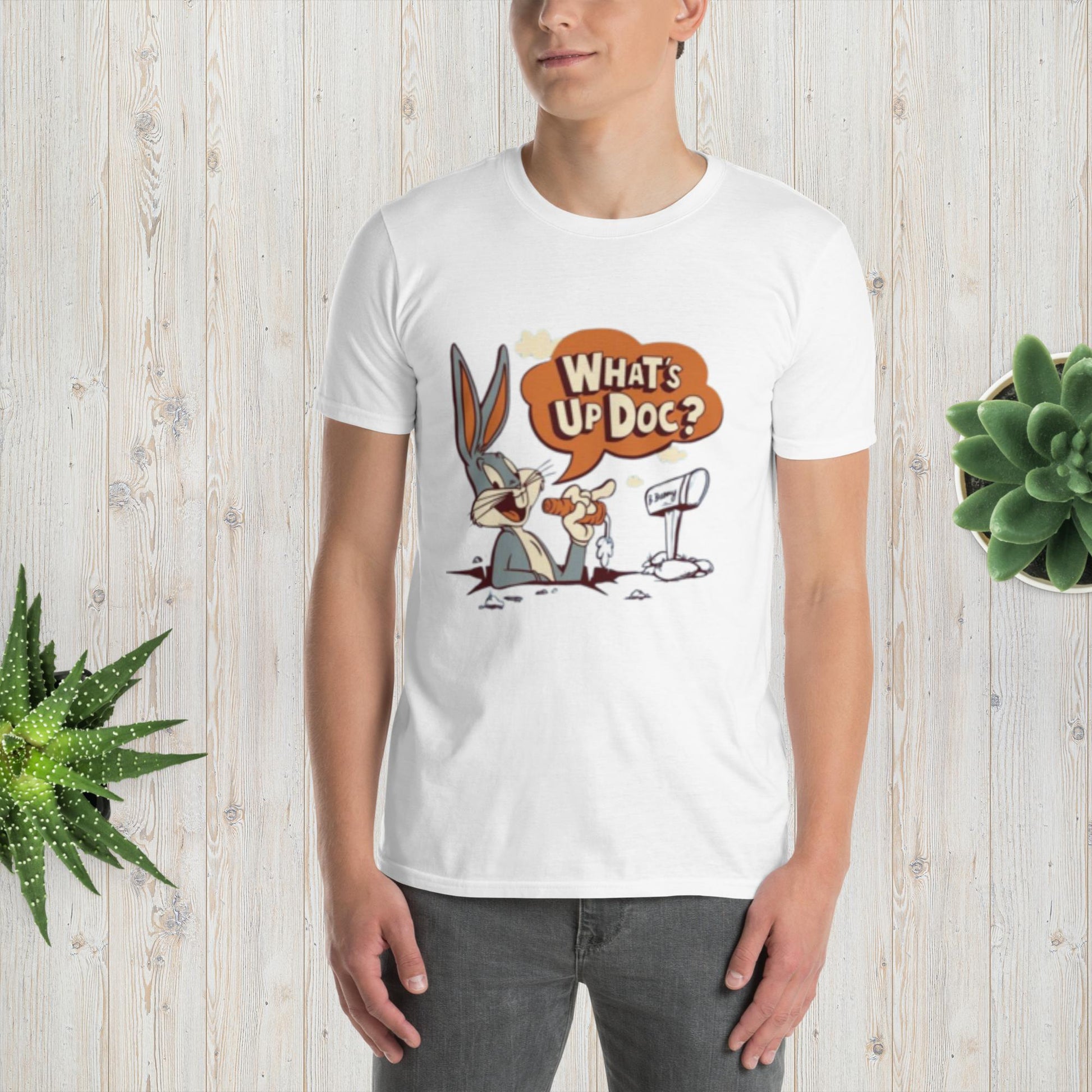 Uniseks T-shirt met korte mouw - jvrmonkeydesign #