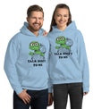 Uniseks hoodie talk dirty to me - jvrmonkeydesign #