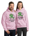Uniseks hoodie talk dirty to me - jvrmonkeydesign #