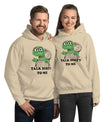 Uniseks hoodie talk dirty to me - jvrmonkeydesign #