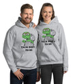 Uniseks hoodie talk dirty to me - jvrmonkeydesign #