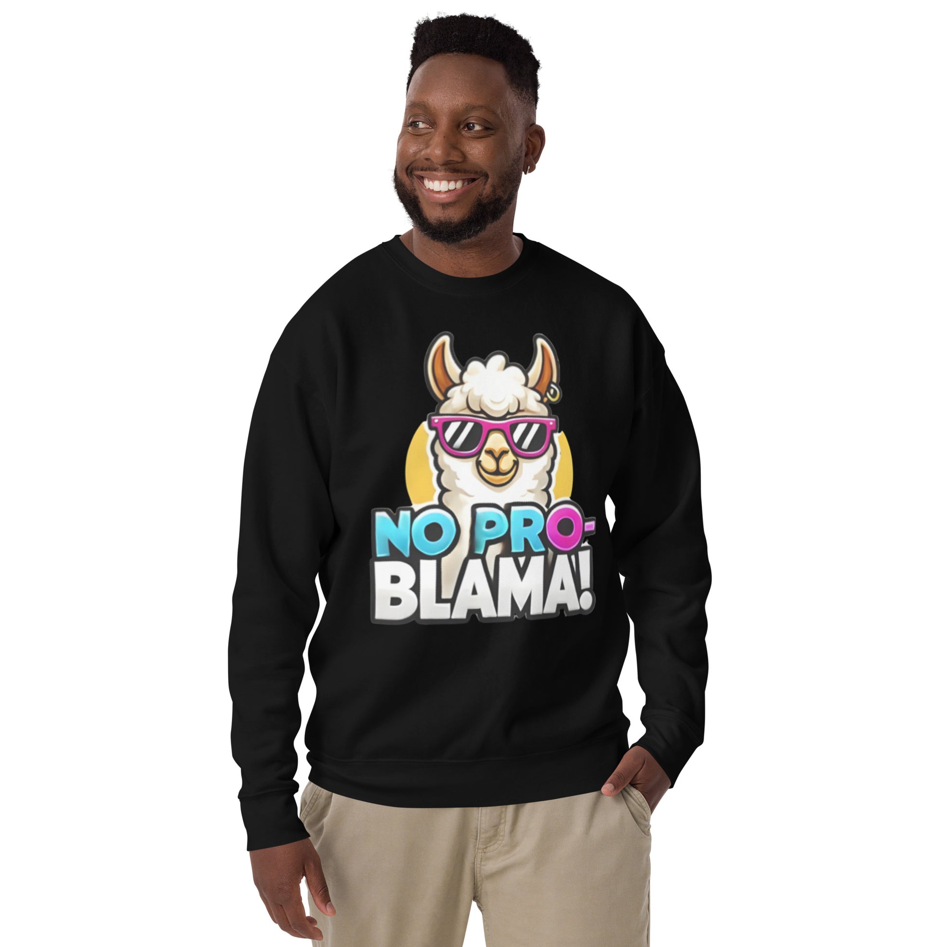 Uniseks premium sweatshirt - jvrmonkeydesign #